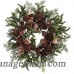 Nearly Natural 24" Pine and Pine Cone Wreath TXN4270